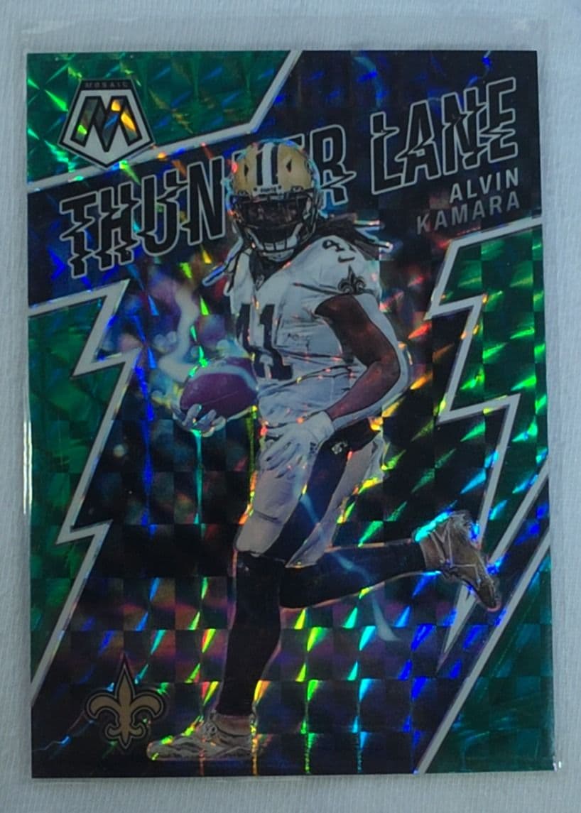 Alvin Kamara 2022 Mosaic Thunder Lane
