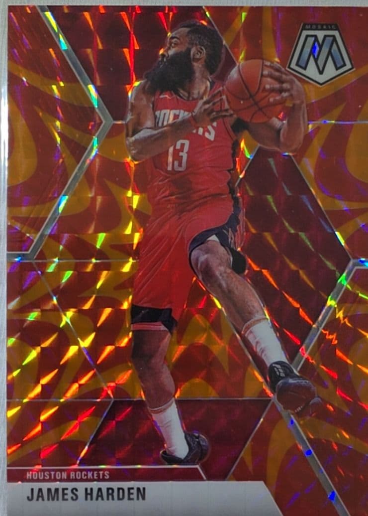 James Harden 2019 Mosaic Red Reactive