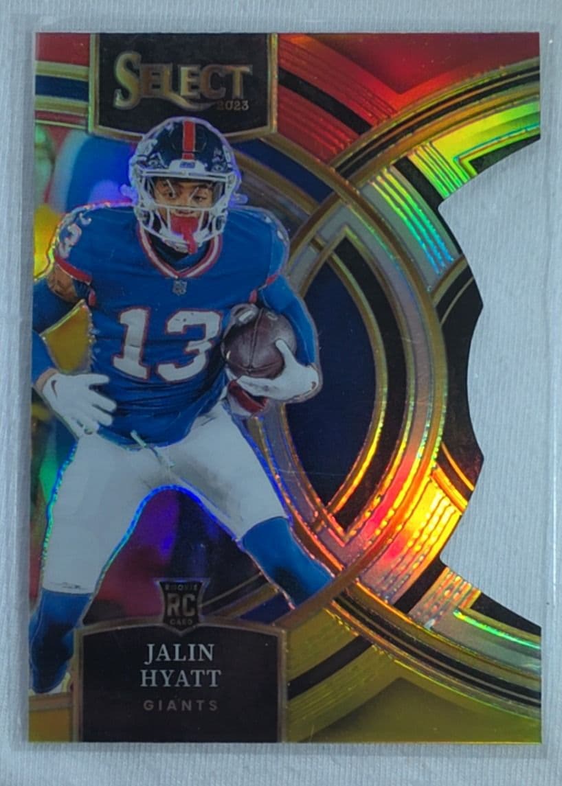 Jalin Hyatt 2023 Select Silver Die Cut