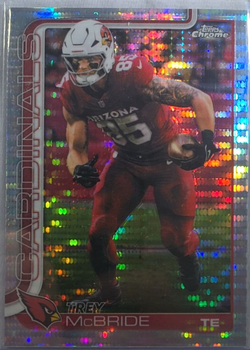 Trey McBride 2025 Topps Chrome Pulsar