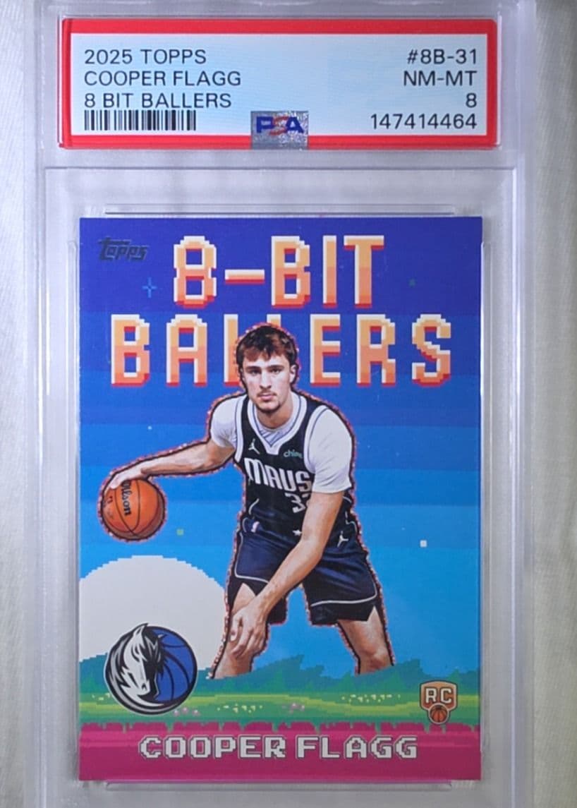 Cooper Flagg 2025 Topps 8 Bit Ballers