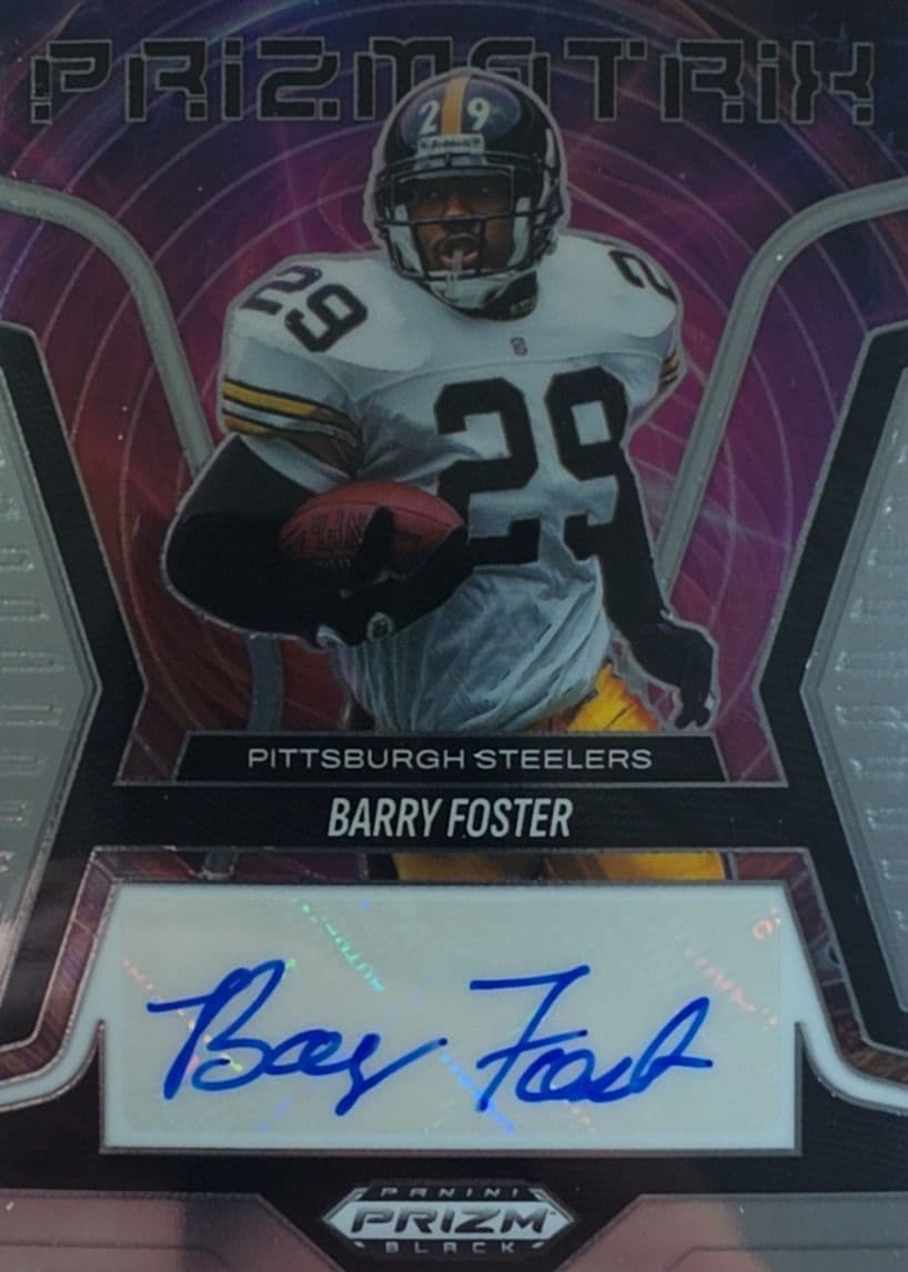 Barry Foster 2025 Prizm Black Prizmatrix