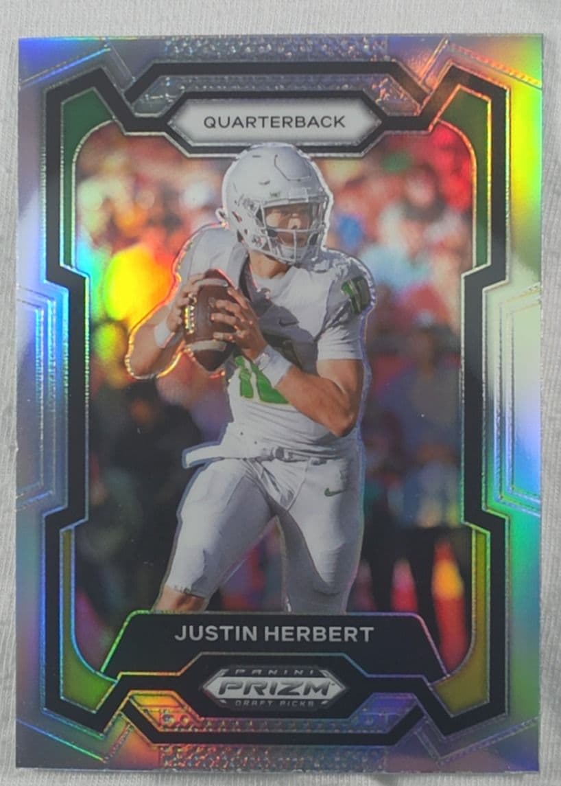 Justin Herbert 2024 Prizm Draft Picks Silver