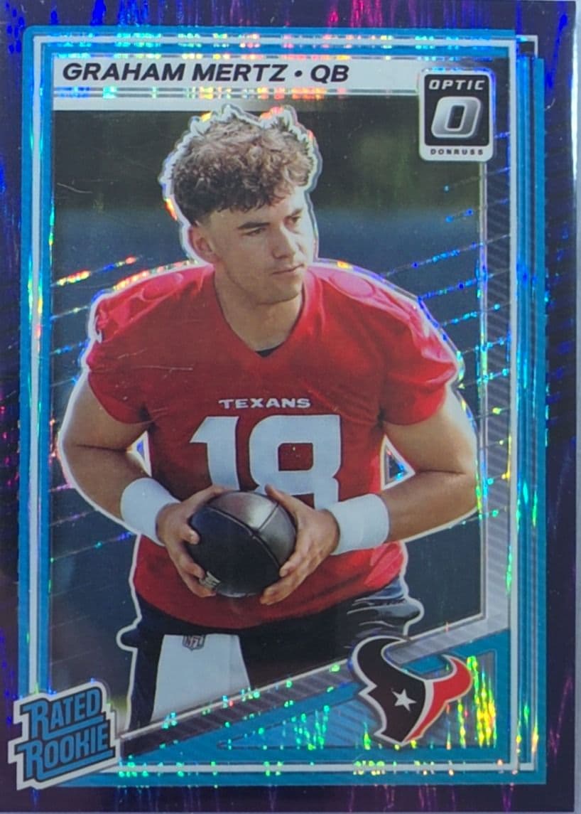 Graham Mertz 2025 Optic Purple Shock