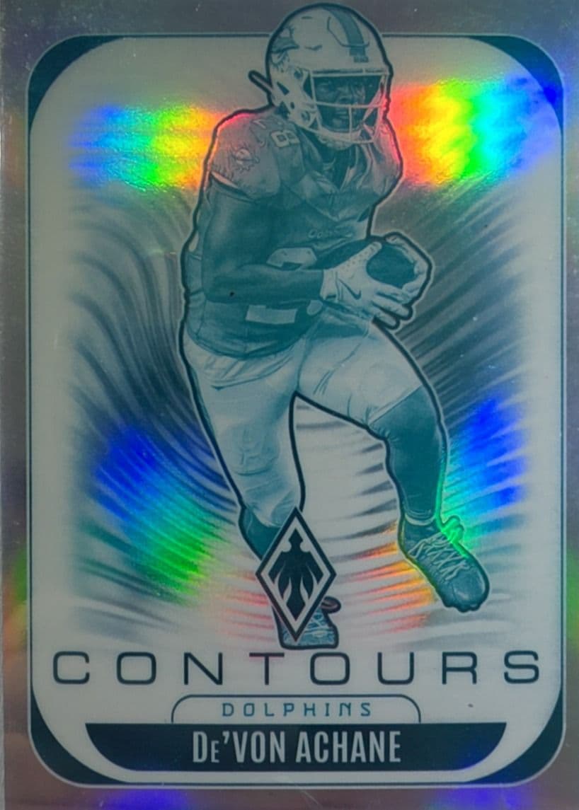 Devone Achane 2025 Phoenix Contours Silver