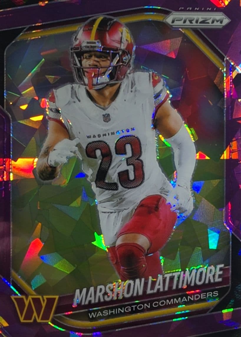 Marshon Lattimore 2025 Prizm Purple Ice
