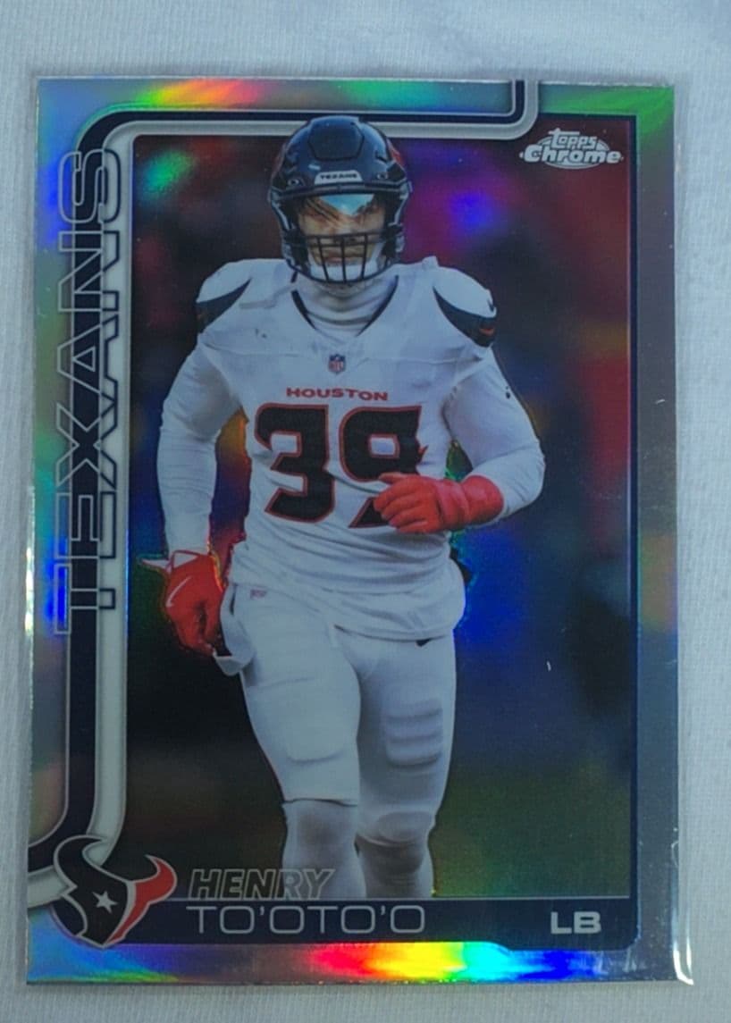 Henry To'oto'o 2025 Topps Refractor