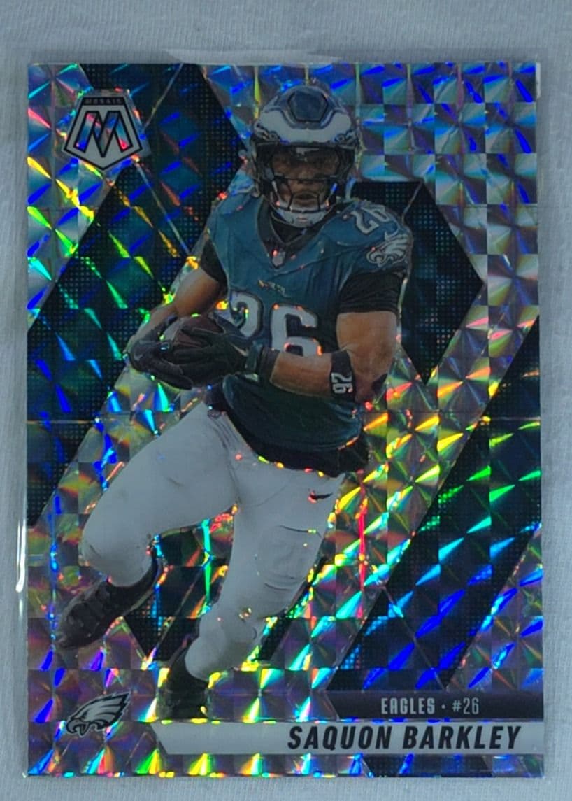 Saquon Barkley 2025 Mosaic Silver