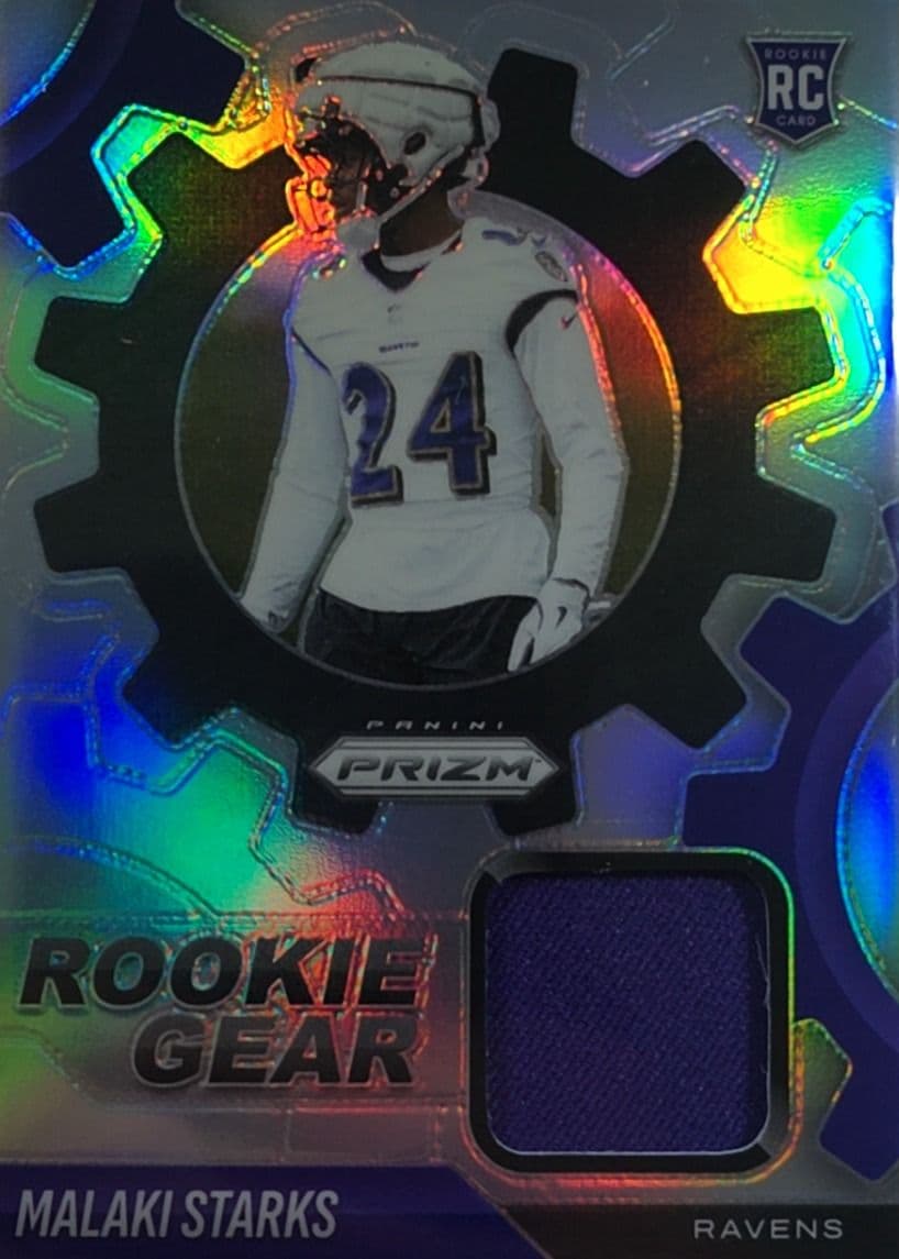 Malaki Starks 2025 Prizm Rookie Gear Silver