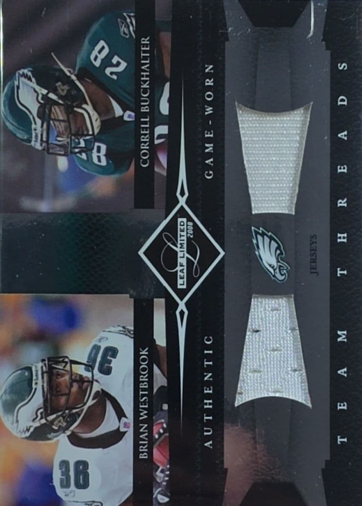 Brian Westbrook / Correll Buckhalter 2008 Leaf Limited