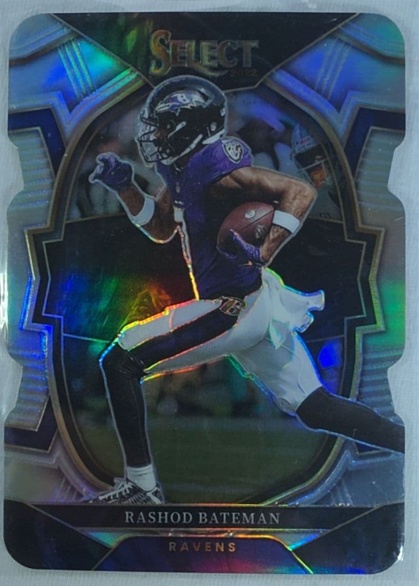 Rashod Bateman 2022 Select Silver Die Cut