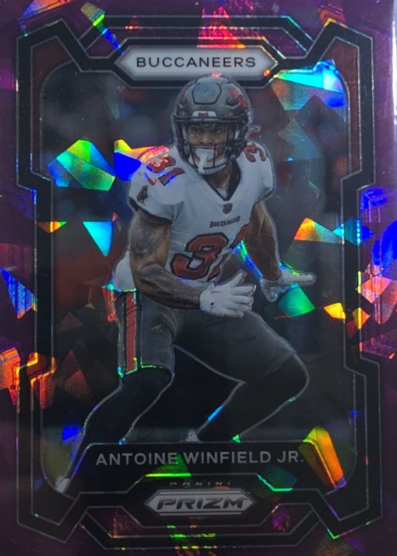 Antoine Winfield Jr 2023 Prizm Purple Ice