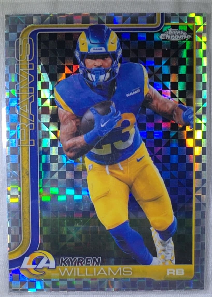 Kyren Williams 2025 Topps Chrome Xfractor