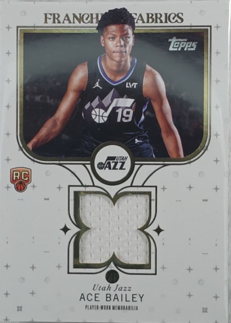 Ace Bailey 2024 Topps Franchise Fabrics