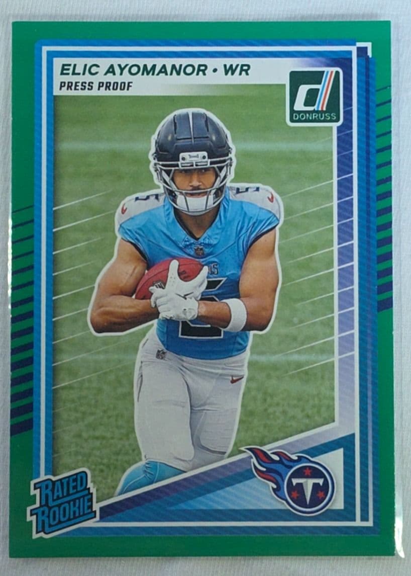 Elic Ayomanor 2025 Donruss Green