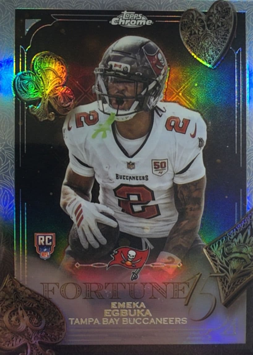 Emeka Egbuka 2025 Topps Fortune Refractor