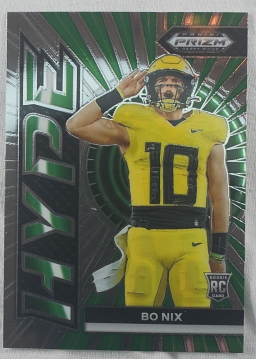 Bo Nix 2023 Prizm Draft Picks Hype