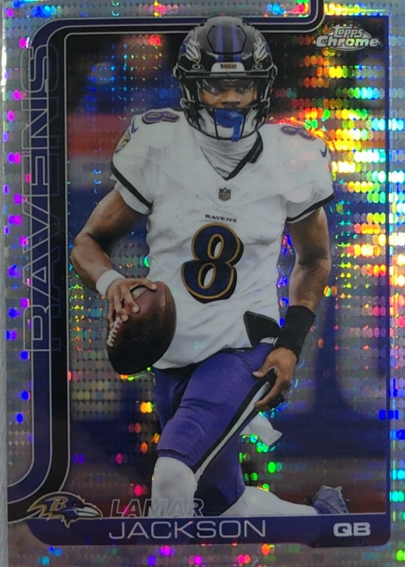 Lamar Jackson 2025 Topps Pulsar