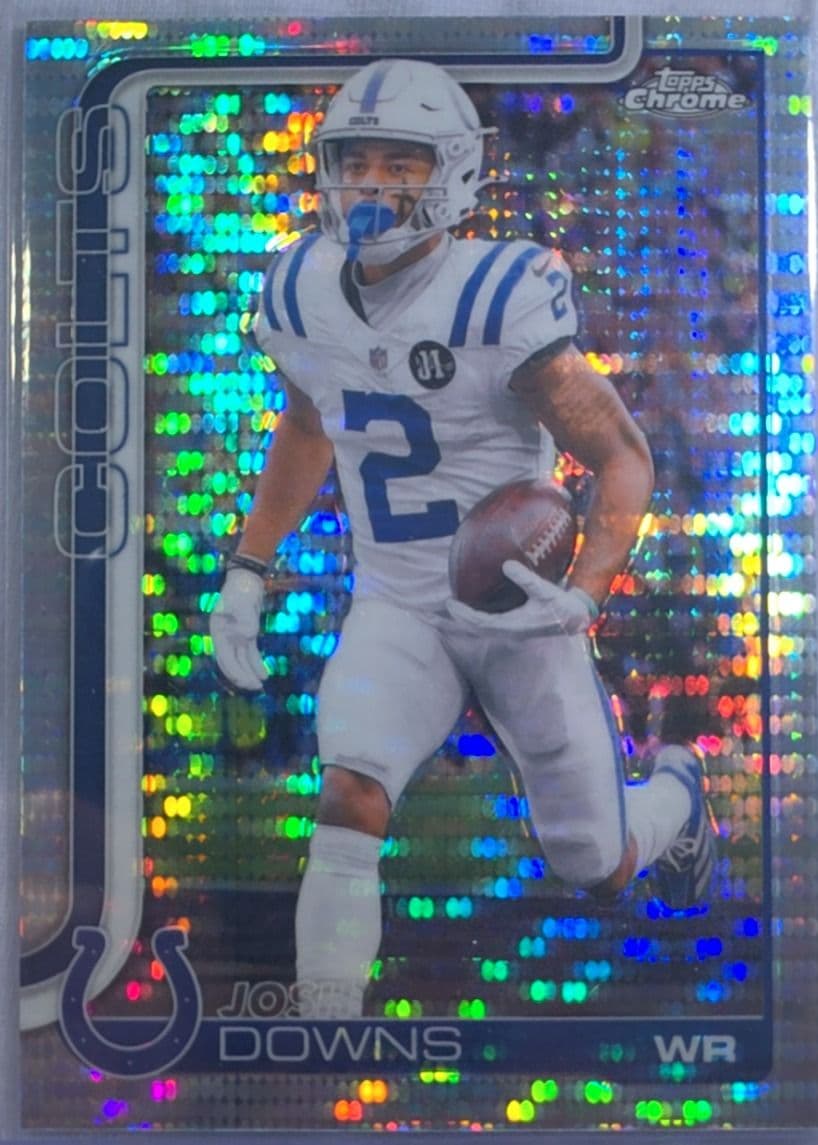 Josh Downs 2025 Topps Pulsar