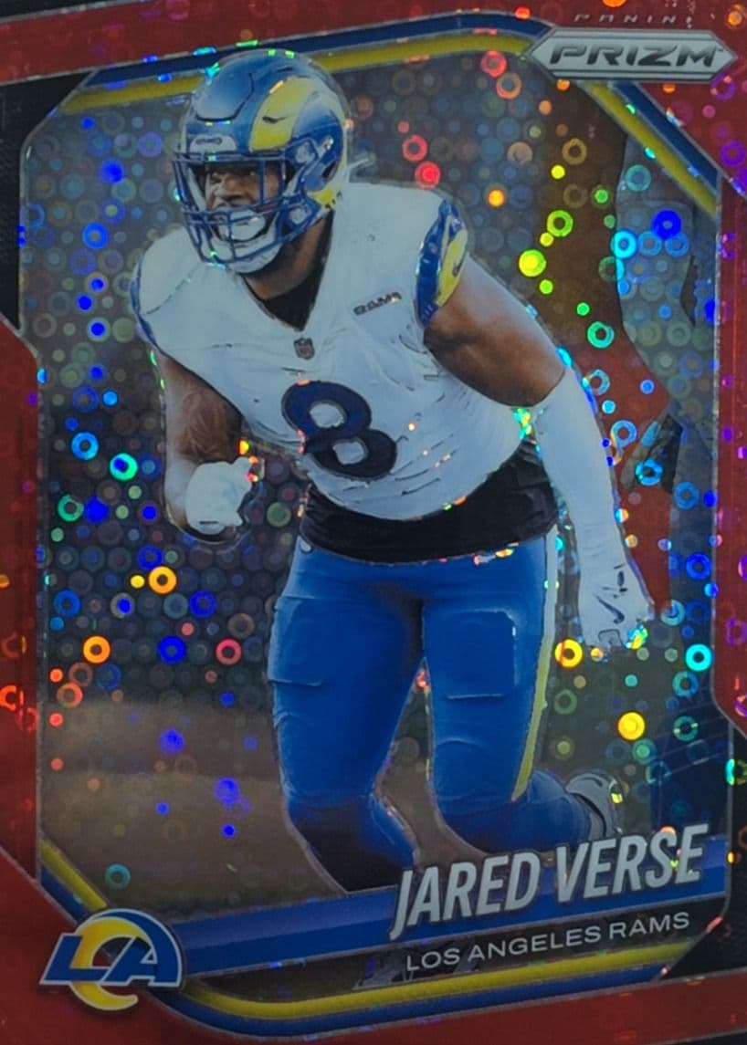 Jared Verse 2025 Prizm Red Disco