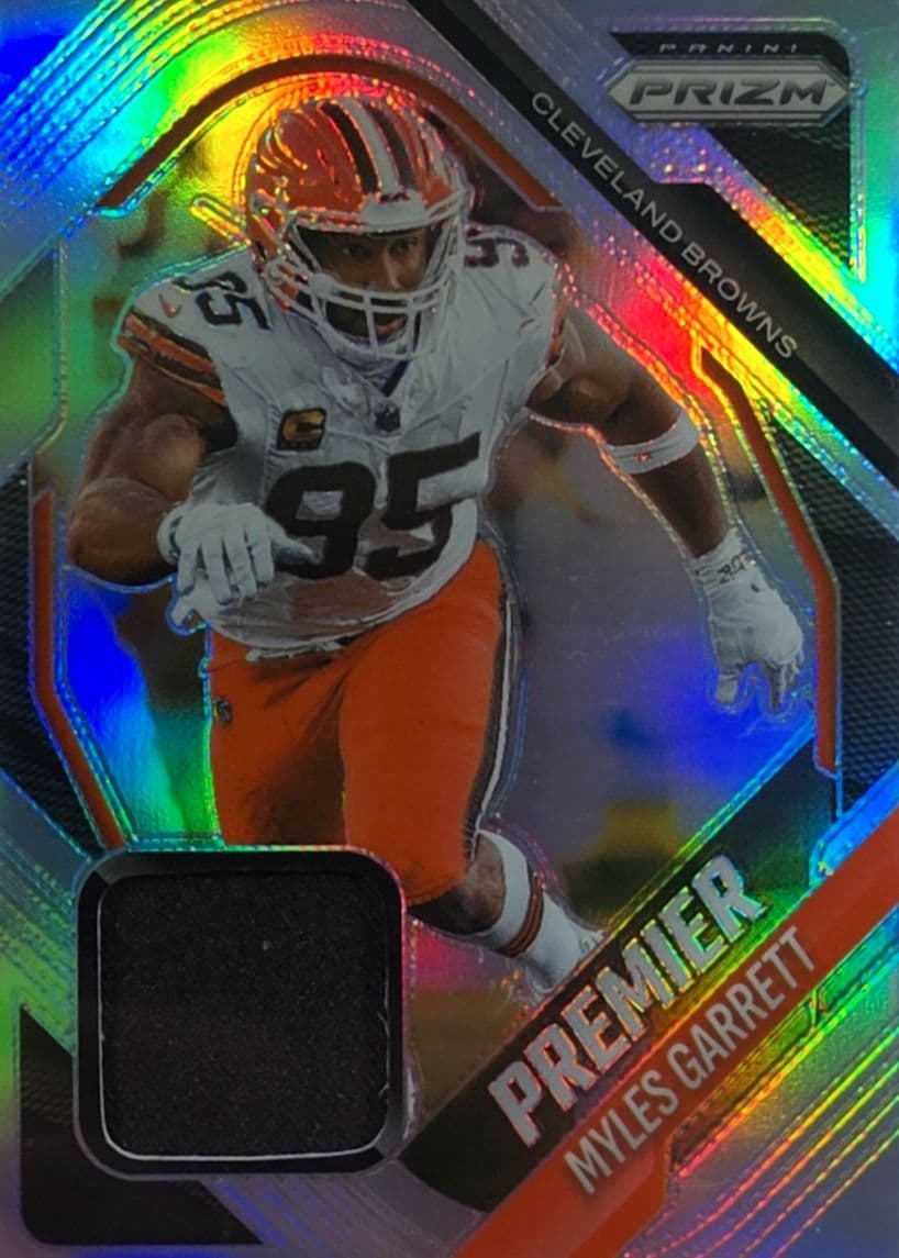 Myles Garrett 2025 Prizm Premier Silver
