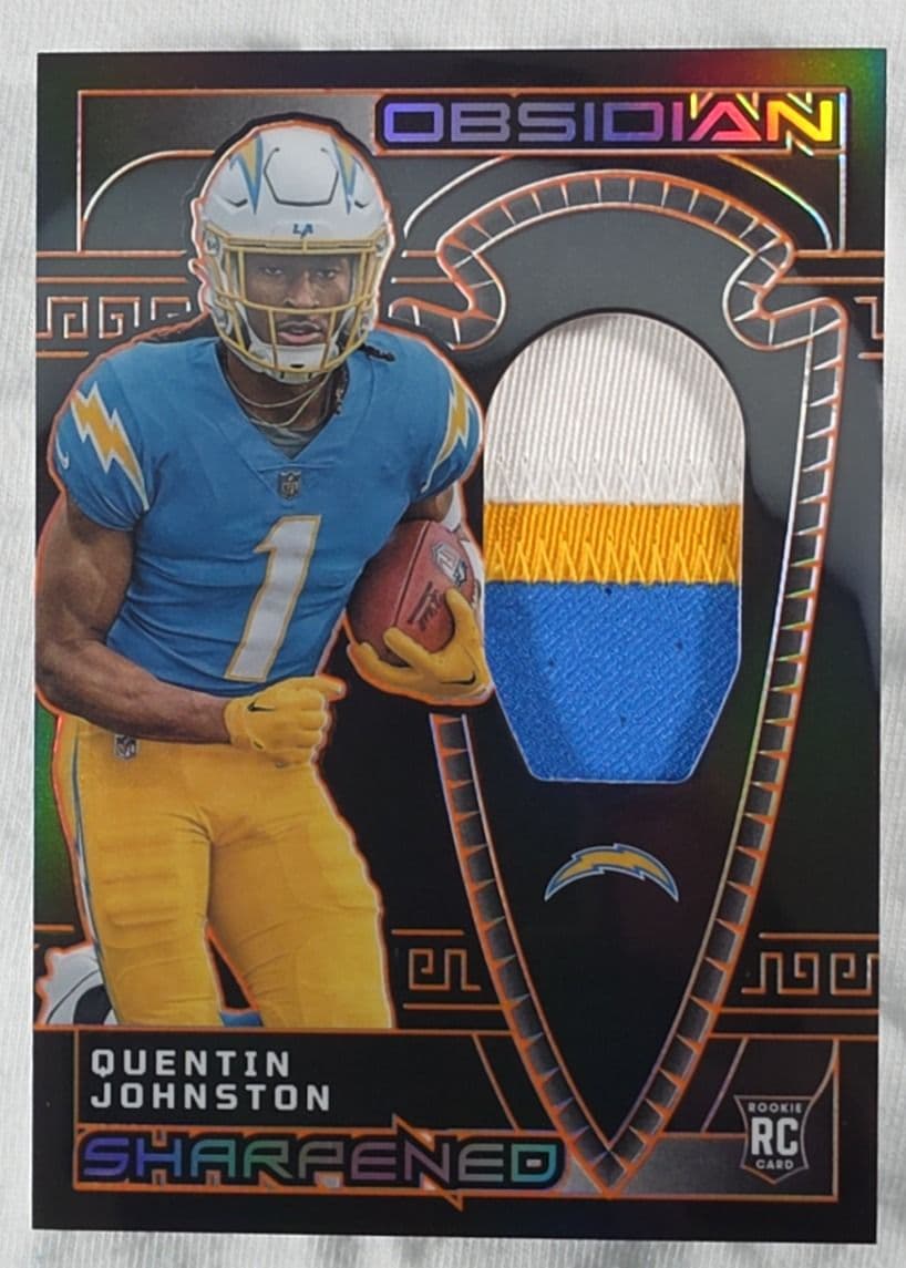 Quentin Johnston 2023 Obsidian Sharpened Swatches