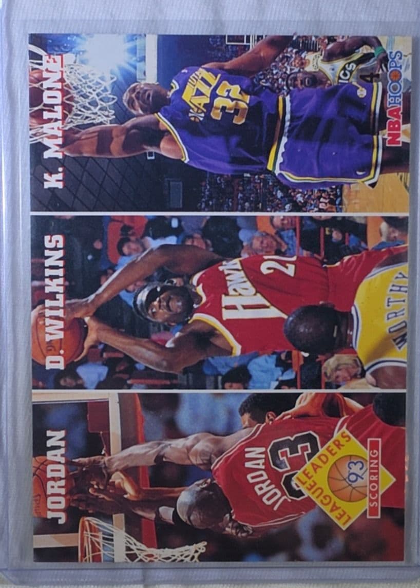 Jordan / Malone 1993 Skybox League Leaders