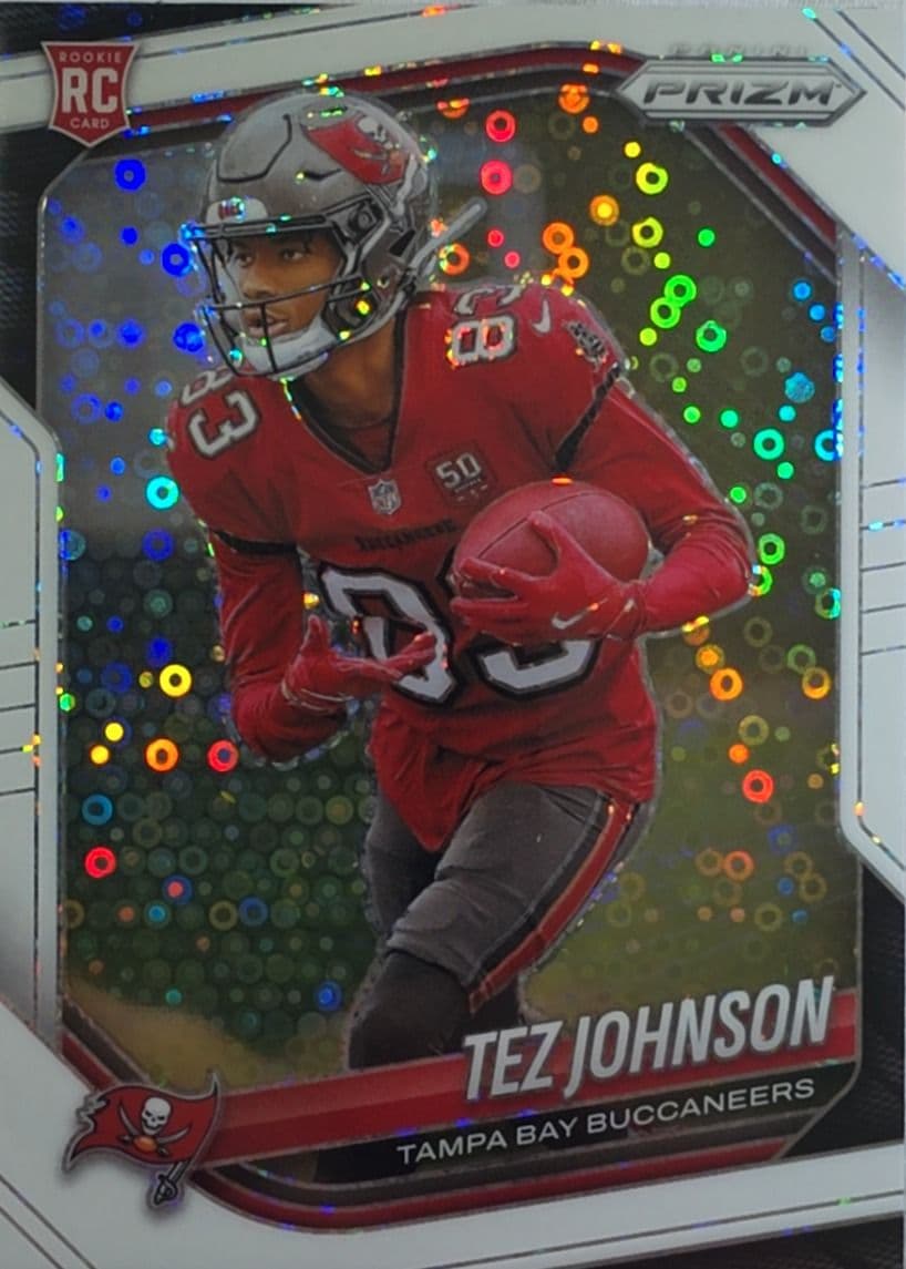 Tez Johnson 2025 Prizm White Disco