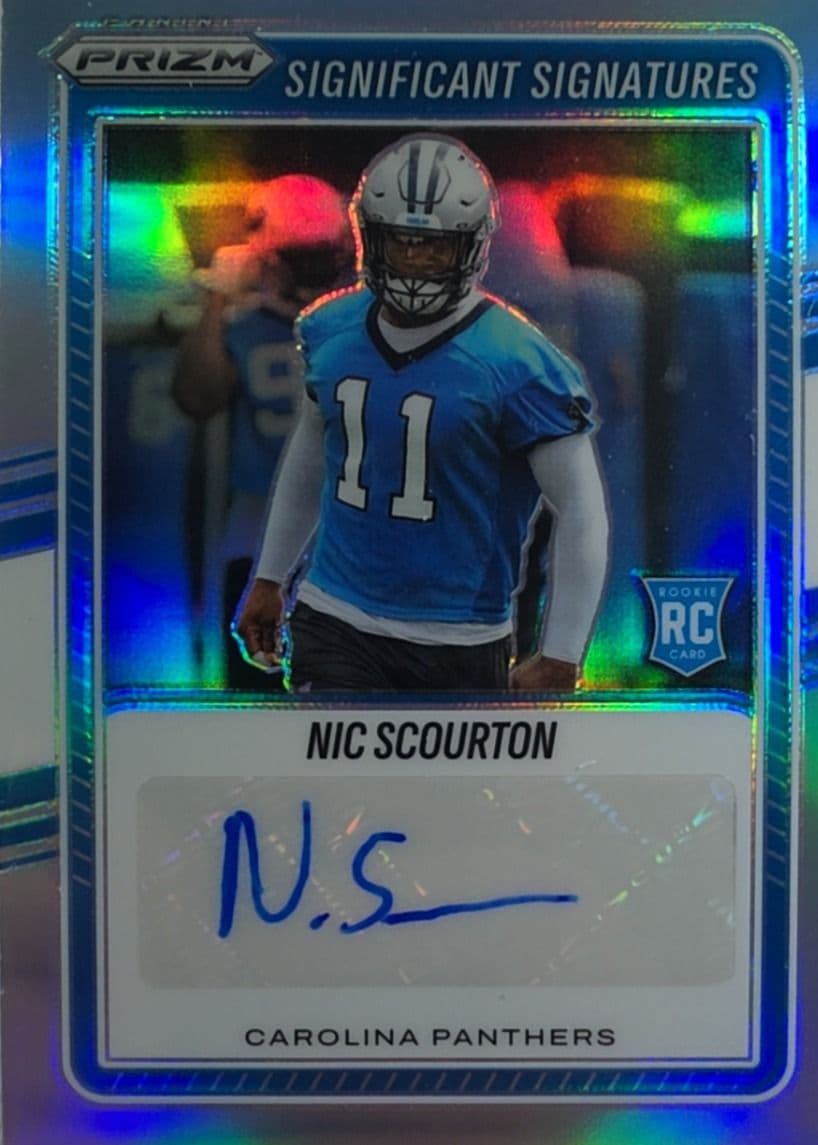 Nic Scourton 2025 Prizm Significant Signatures Silver