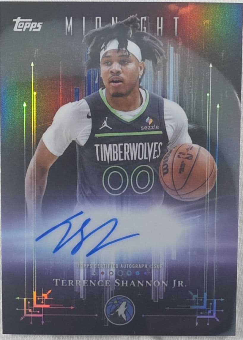 Terrance Shannon Jr 2025 Topps Midnight
