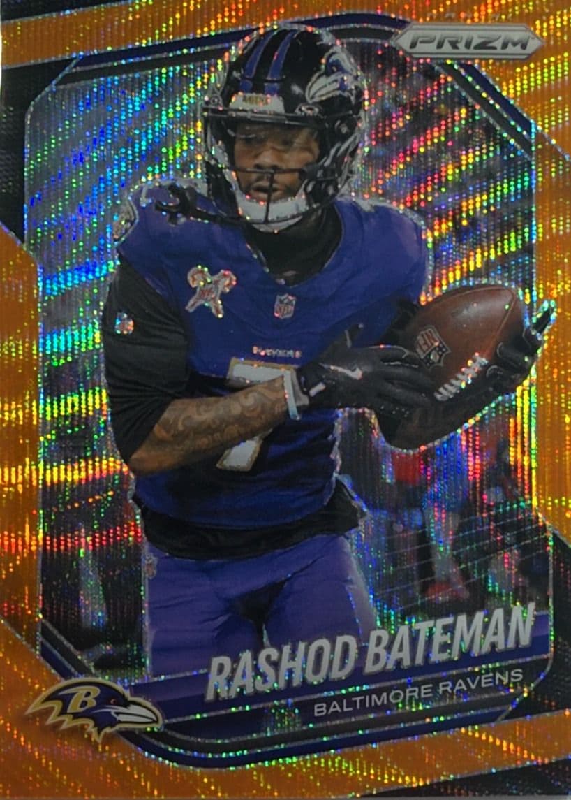 Rashod Bateman 2025 Prizm Orange