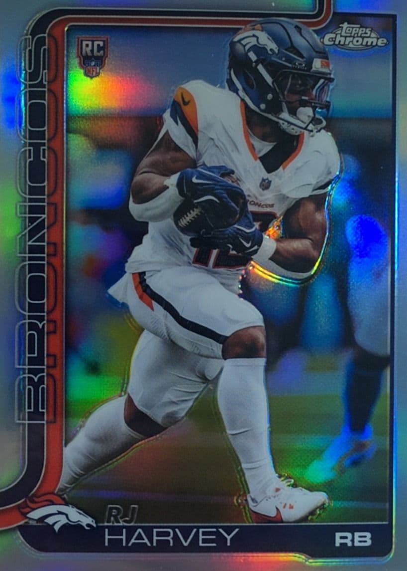 RJ Harvey 2025 Topps Chrome Refractor