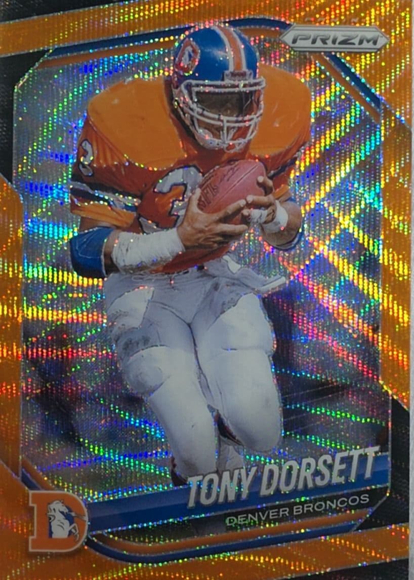 Tony Dorsett 2025 Prizm Orange