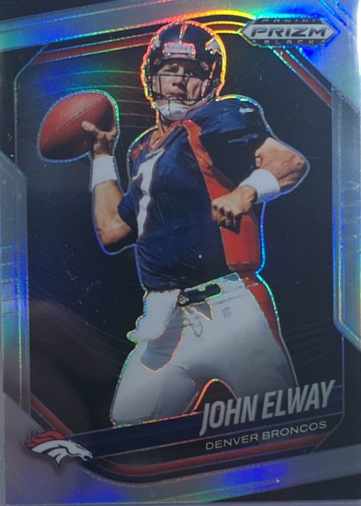John Elway 2025 Prizm Black Silver