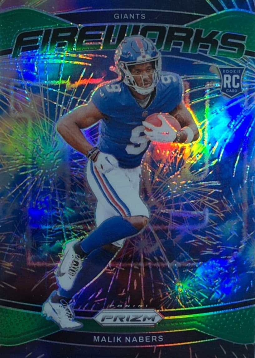 Malik Nabers Fireworks