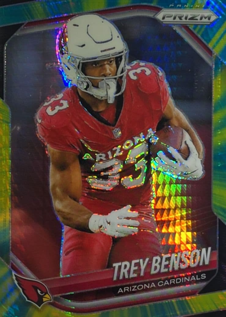Trey Benson 2025 Prizm Hyper