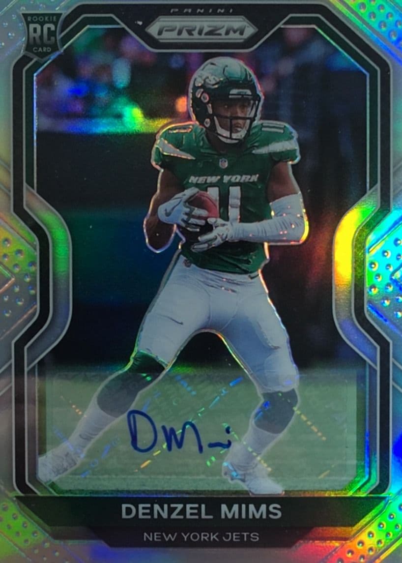 Denzel Mims 2020 Prizm Silver