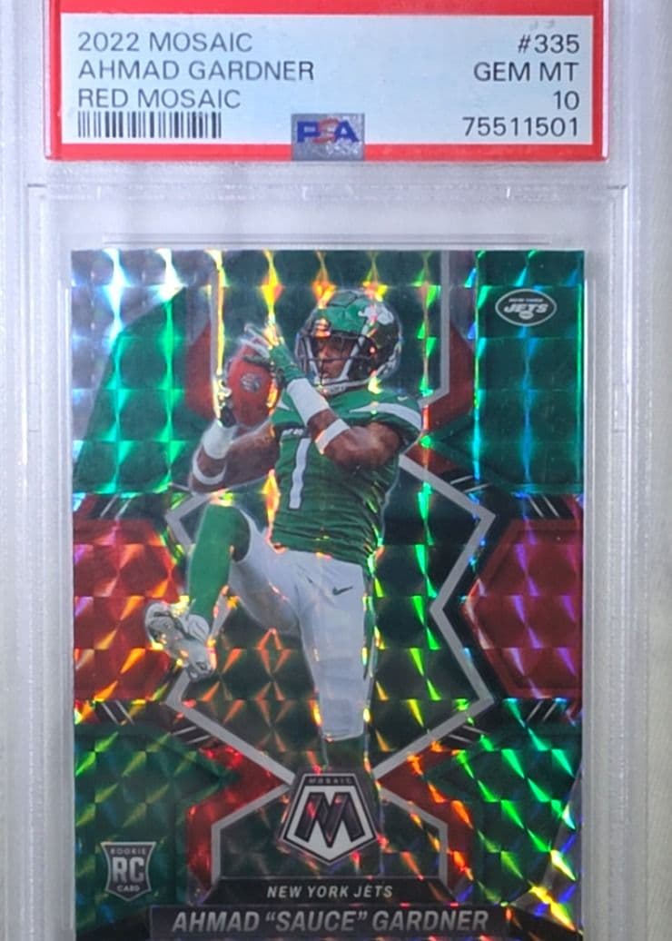 Ahmad Sauce Gardner 2022 Mosaic Choice Red Green