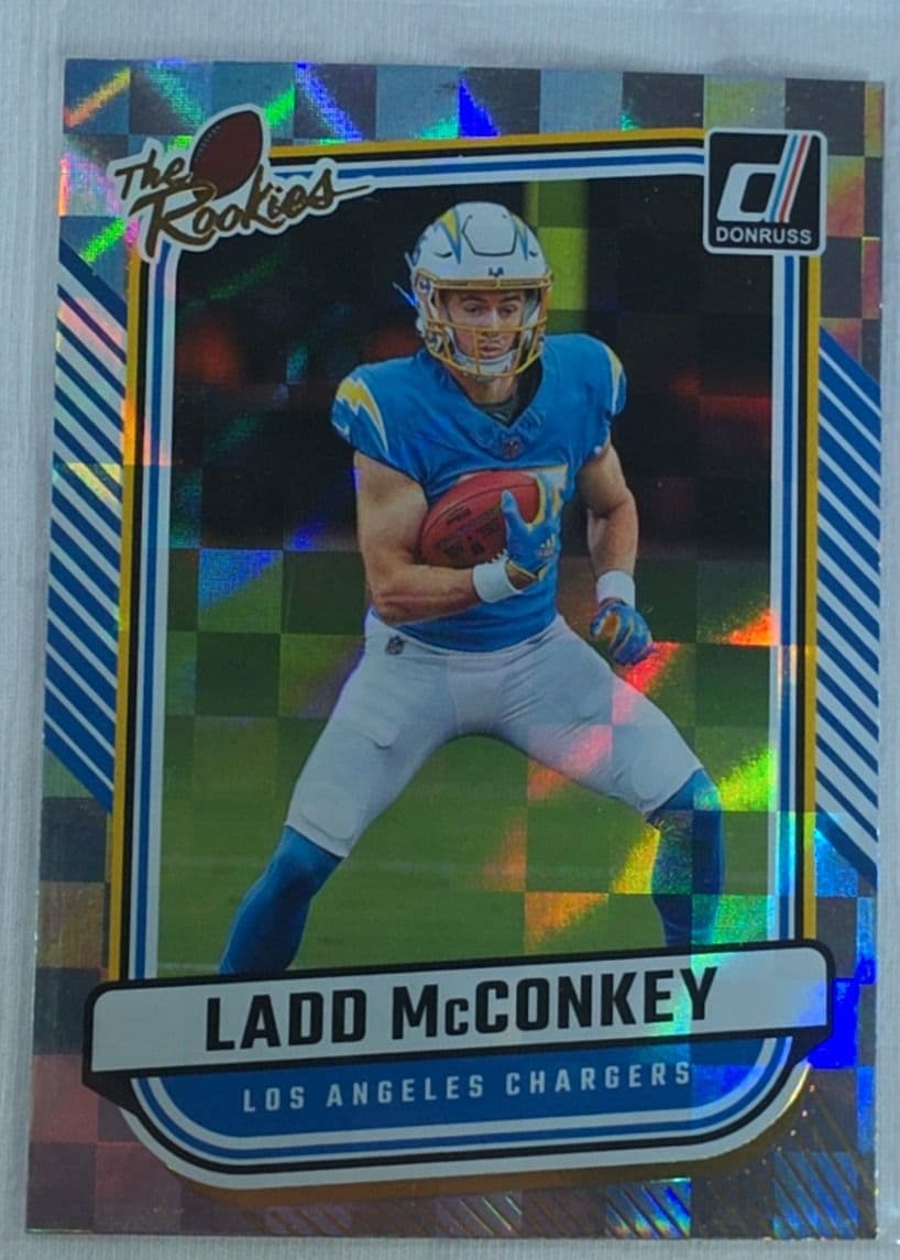 Ladd McConkey 2024 Donruss the rookies
