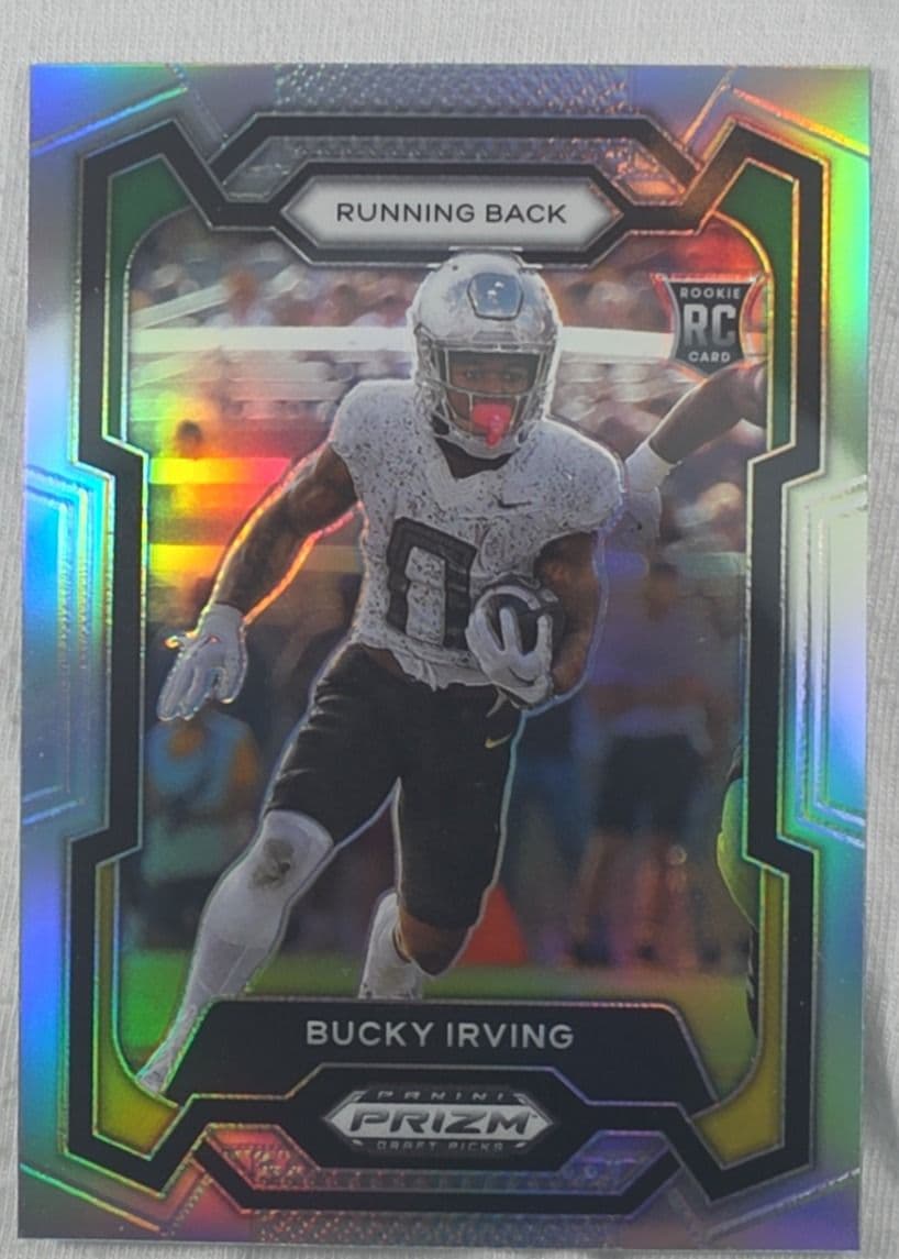 Bucky Irving 2024 Prizm Draft Picks Silver