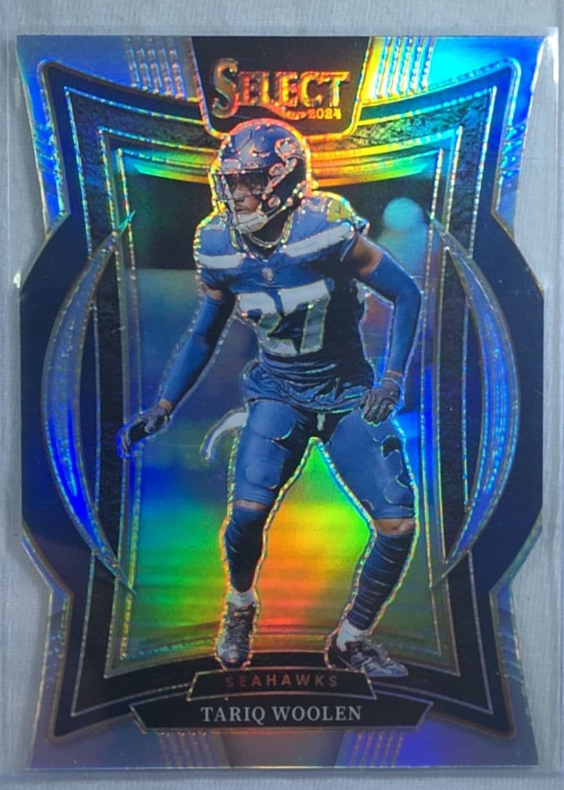 Tariq Woolen 2024 Select Die Cut Silver