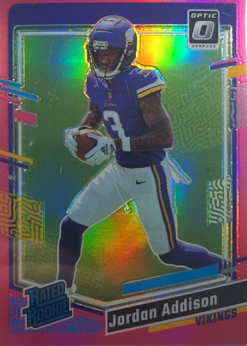 Jordan Addison 2023 Optic Pink