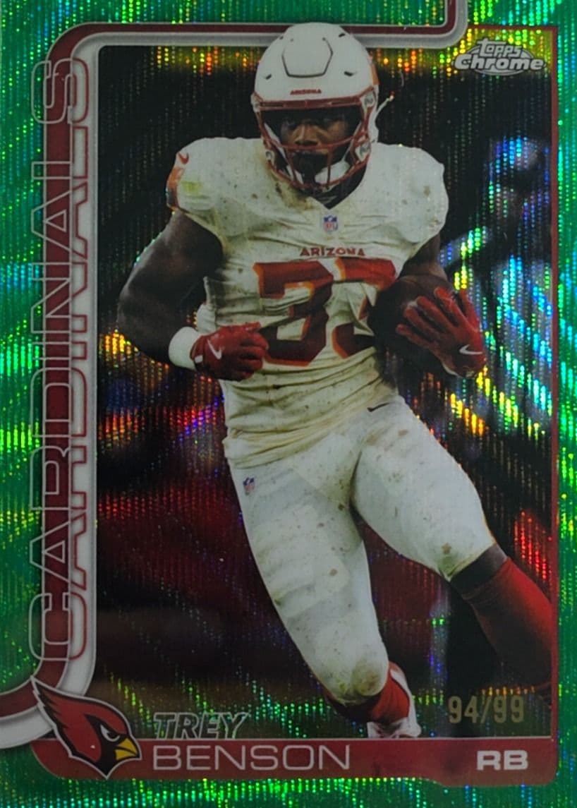 Trey Benseon 2025 Topps Chrome Green