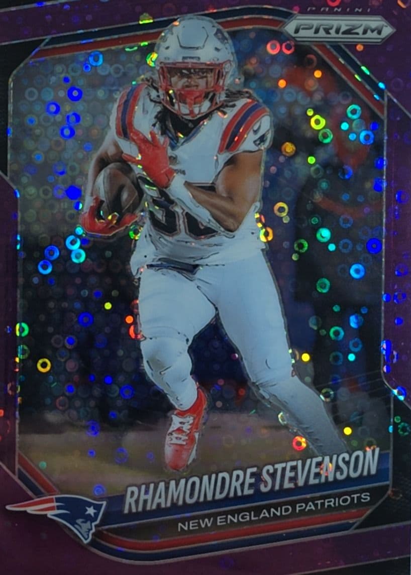 Rhamondre Stevenson 2025 Prizm Purple Disco
