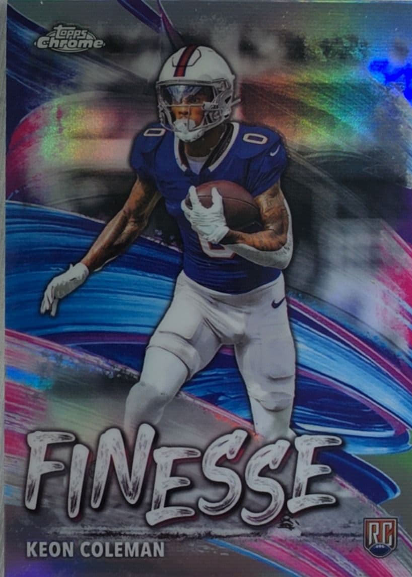 Keon Coleman 2024 Topps Chrome Finesse