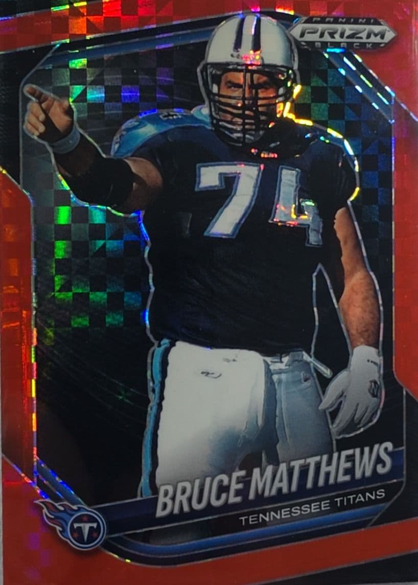 Bruce Matthews 2025 Prizm Black