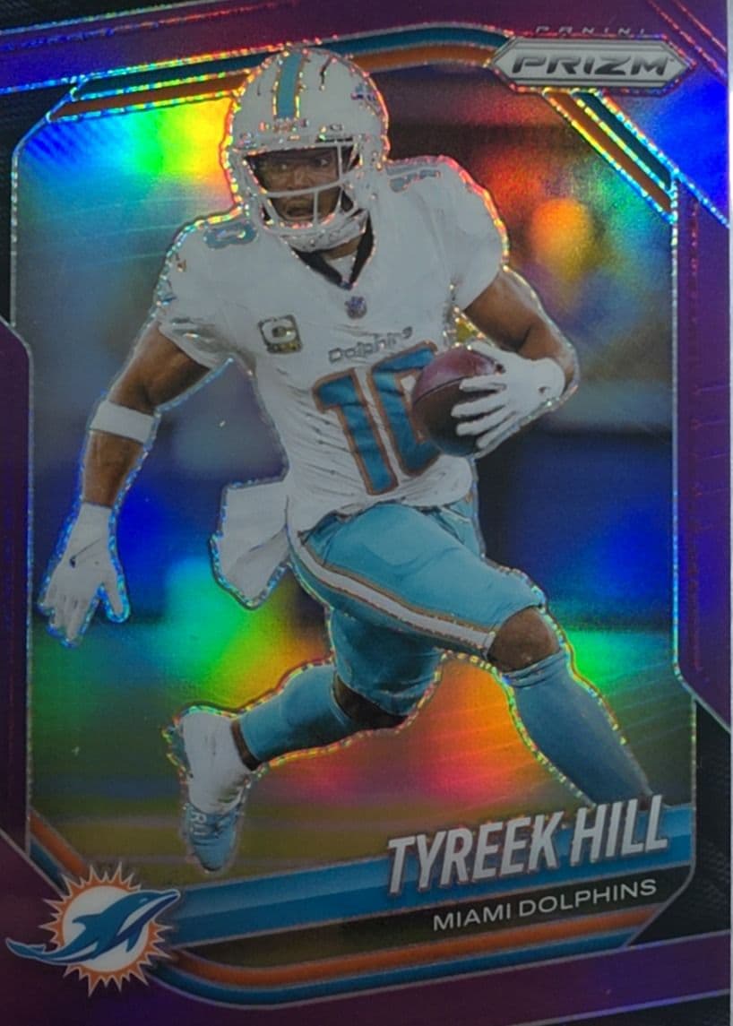 Tyreek Hill 2025 Prizm Purple