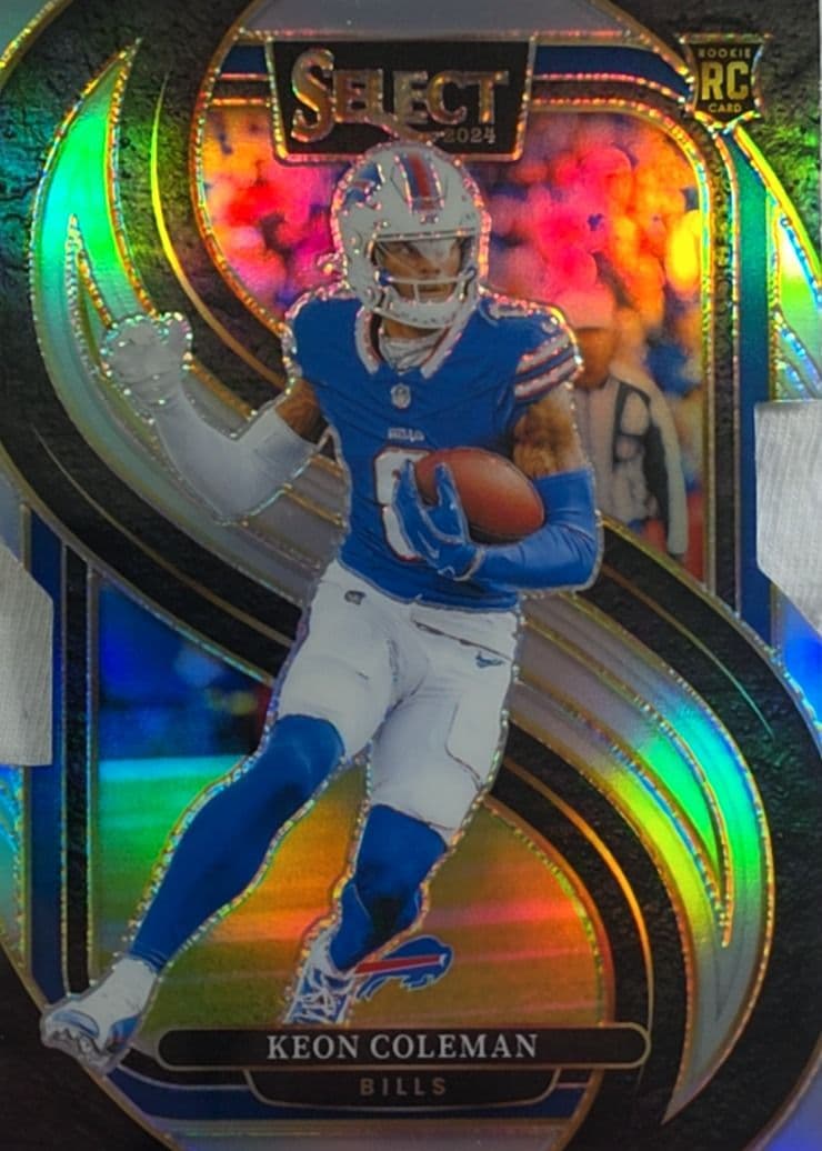 Keon Coleman 2024 Select Die Cut Silver