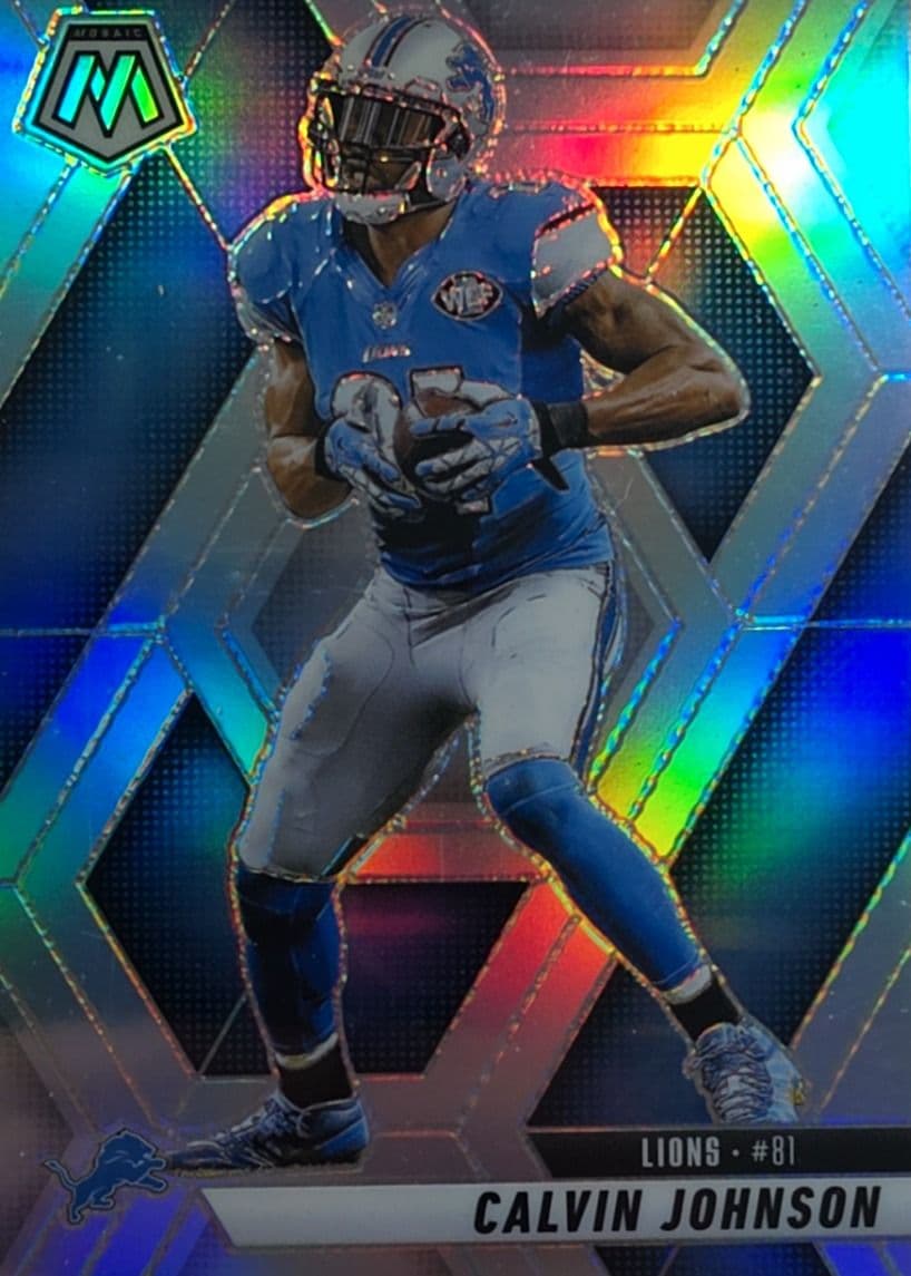 Calvin Johnson 2025 Mosaic Silver