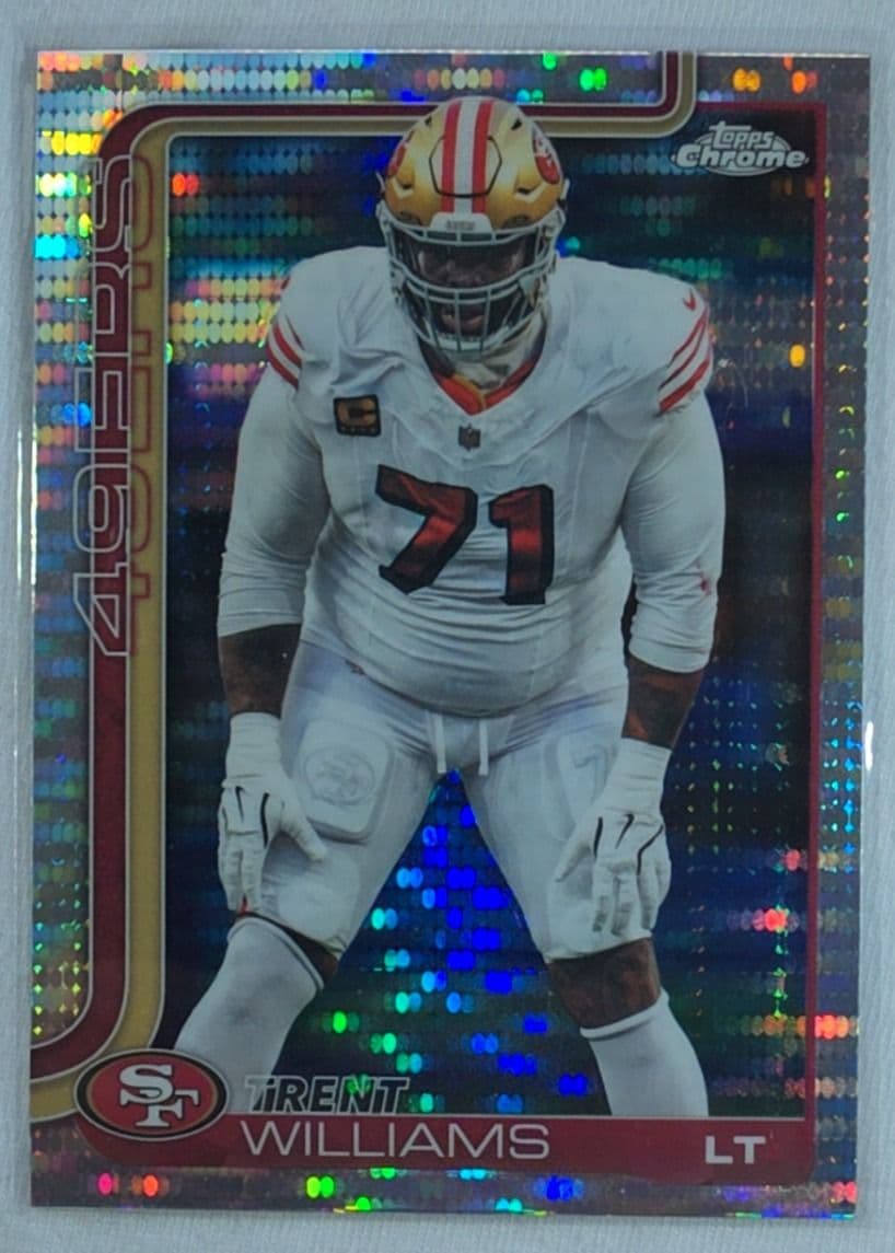 Trent Williams 2025 Topps Chrome Pulsar